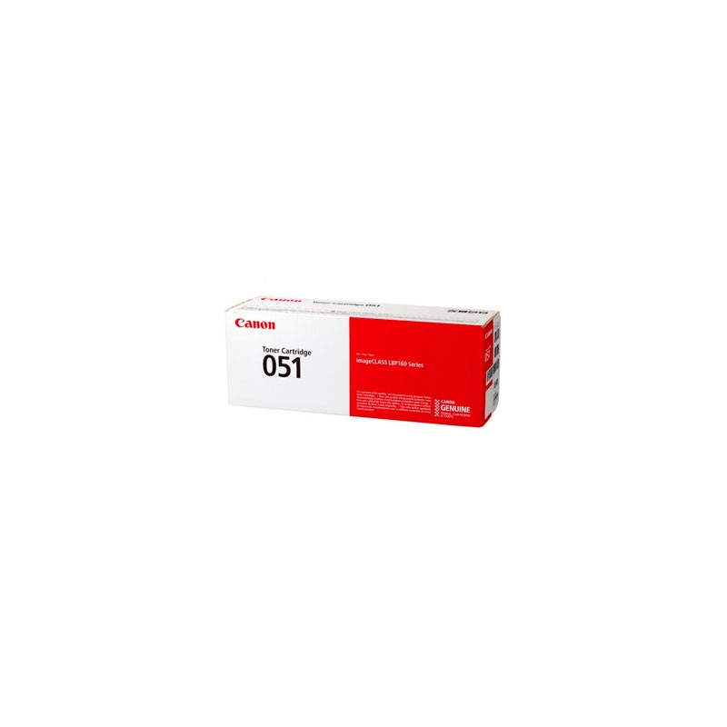 TONER CANON 051 NEGRO, 1700 PAGINAS, 2168C001AA